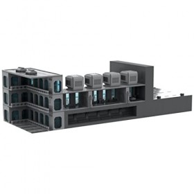 AKAYI Maquette darchitecture militaire, 4627 pièces MOC Sci-Fi Space Wars Scène militaire modulaire Modèle jouet bloc de con