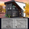 Jouets de Construction Ensembles de Construction de Jouets Street View Architecture Series Coffee House Modèle Petites Partic