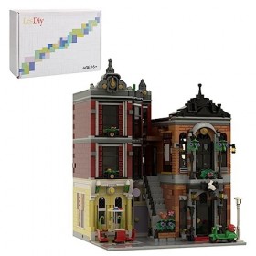 KeepDo Architecture Blocs de construction Maison, MOC-134365 Maison Architecture Modèle Kit Magasin de Magie Modular Building