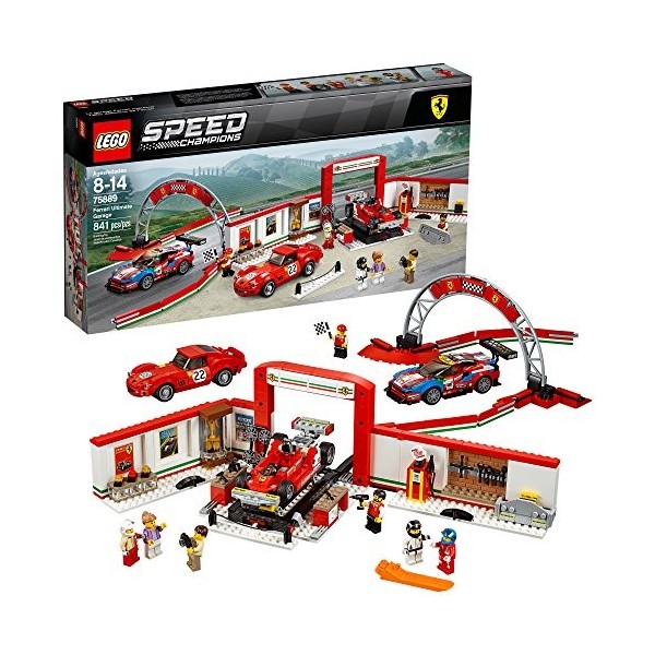 LEGO Speed Champions Ferrari Ultimate Garage 75889 Building Kit 841 Piece 