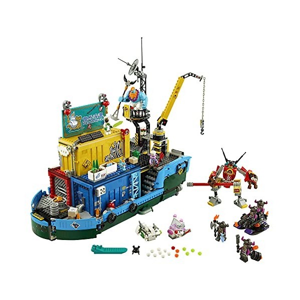 LEGO Monkie Kid: Monkie Kid’s Team Secret HQ 80013 Building Kit 1,959 Pieces Multicolore