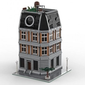Deleeya Larchitecture moderne de rue MOC-93678 - Créatif et moderne - Ville de rue - Modèle de blocs de construction compati