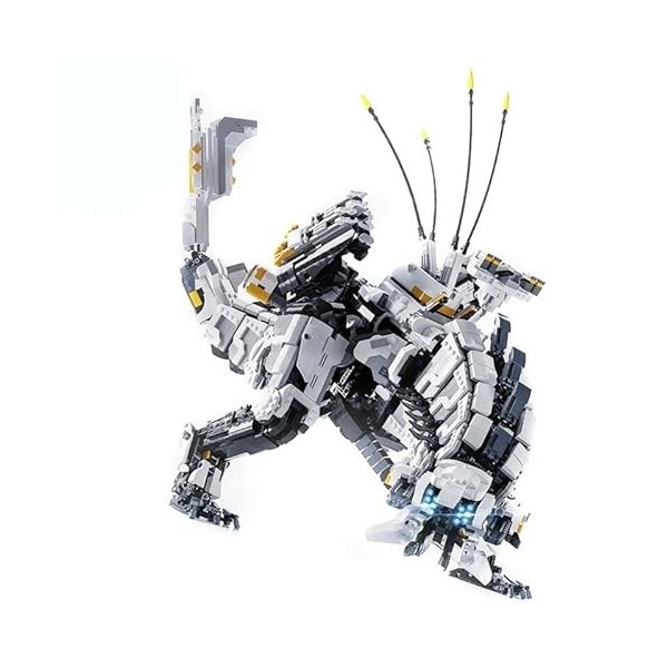 Ensemble de blocs de construction de jouets Horizon Zero Dawn, modèle de personnage de jeu créatif, bête à long cou, monstre 