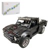 WUBA 2477PCS Pickup Car Building Blocks, Kit de Maquette de Voiture de Rallye sur Le thème de la Technologie, Jouet de Simula