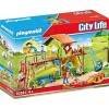 Playmobil 70281 Parc de Jeux et Enfants- City Life - avec Une Maison d’Escalade, Un Toboggan, Une balançoire à Pneu, Un Mur d