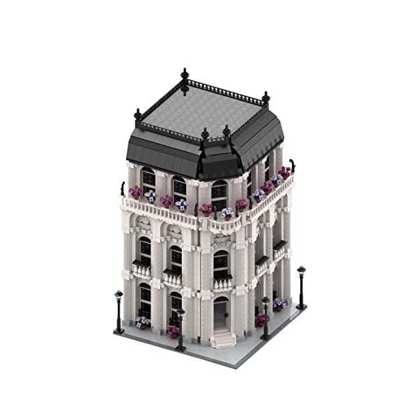 SRYC Modular Retro Europäische Architektur Baus-Set, MOC-39837 Retro Europäische Architektur Bausteine ModellbausSet, 2788 Kl