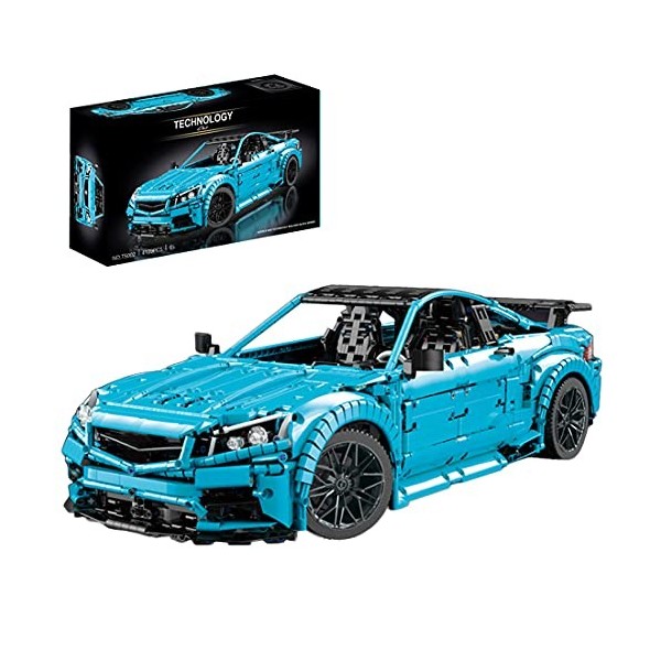 YANYUESHOP 1/8 Technic Car Building Blocks, 3380Pcs MOC Race Car Building Set Collectable Car Compatible avec Lego Technic