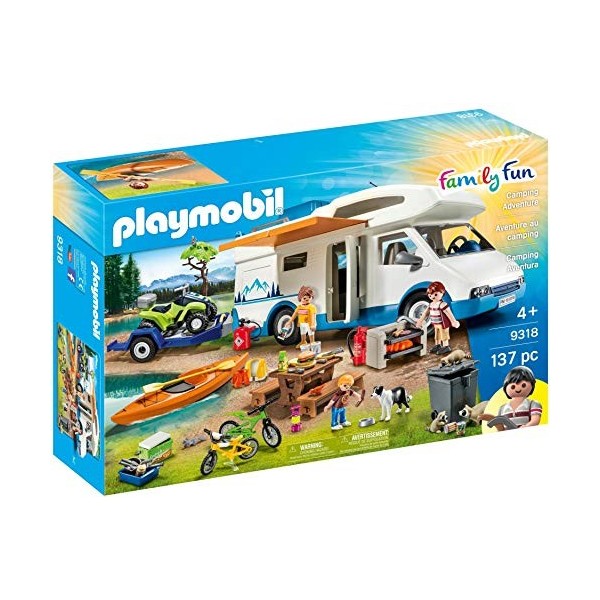 Playmobil 9318 Aventure au Camping - Family Fun - Vacances loisirs - Taille unique