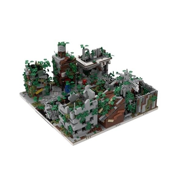 Modulaire Architecture Blocs De Construction 3645pièces MOC Ruined City Nano Micro Blocs De Construction Mini Ensemble De Jou