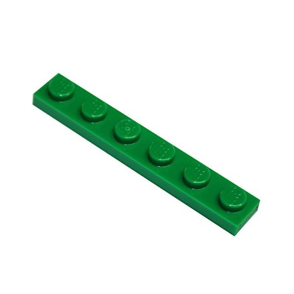 LEGO Pièces et Pièces: Vert 1x6 Plate x200