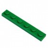 LEGO Pièces et Pièces: Vert 1x6 Plate x200