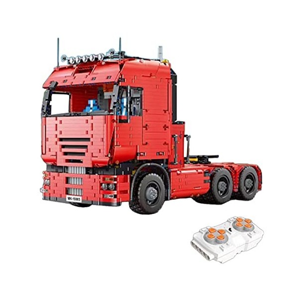 YANYUESHOP Kit de Construction de remorque Technic 1933 pièces, véhicules de Construction de remorque télécommandés avec Mote