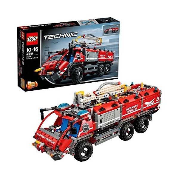 Lego 42068 Jeu de Construction Le Véhicule de Secours de lAéroport