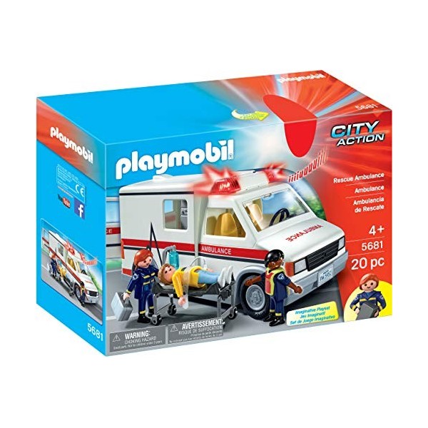 PLAYMOBIL 5681 Ambulance Des Secours