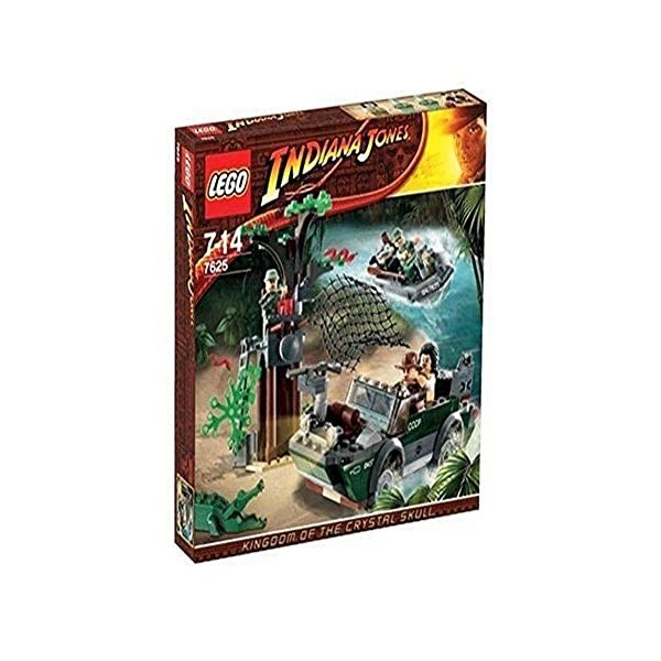 Lego - 7625 - IndianaJones - Jeux de Construction - La Poursuite sur la rivière
