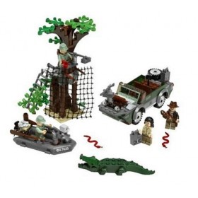 Lego - 7625 - IndianaJones - Jeux de Construction - La Poursuite sur la rivière