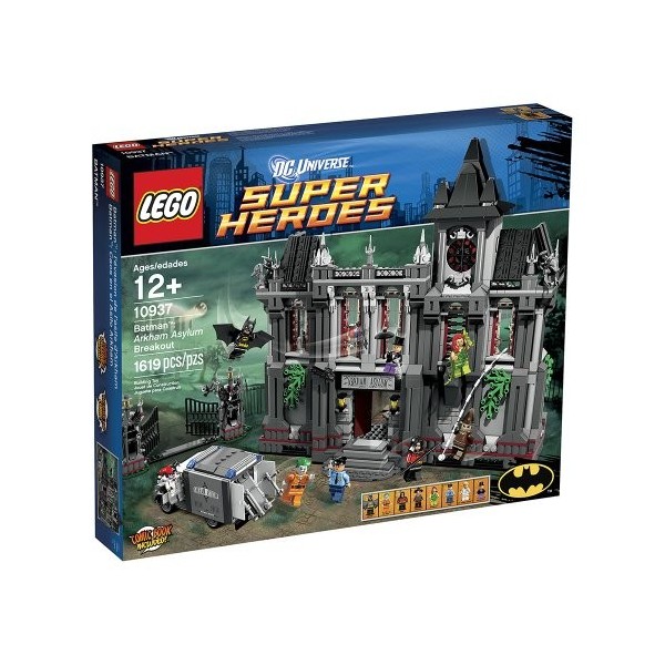 LEGO - Super Heroes - 10937 - Jeu de Construction - Batman Lévasion de lasile darkham asylum