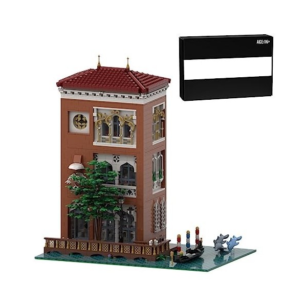 ENDOT City Architecture Blocs, MOC-124268 Galerie dart à Venise, compatible avec Lego, 4242 pièces
