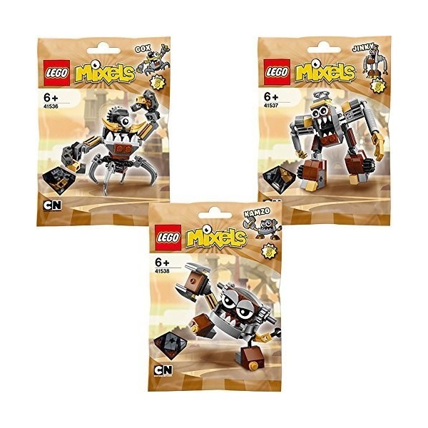 LEGO Mixels Series 5 - Set of 3 Set 41536 41537 41538 Gox + Jinky + Kamzo