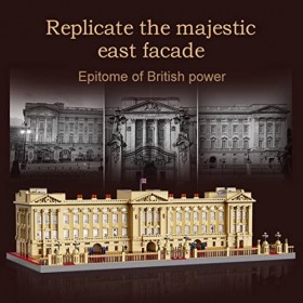 MayD Buckingham Palace - Jeu de Construction de Maison, Cadeaux pour Enfants Adultes, Modular Building Compatible avec Lego M