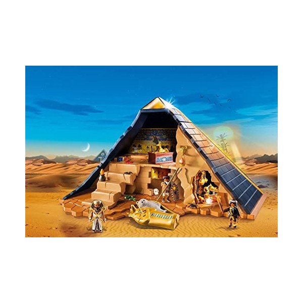 PLAYMOBIL 5386 Pyramide du Pharaon- - History- Histoire Aventure