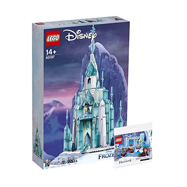 Lego 43197 The Eispalace & 30553 Elsas Thron Lot de 2