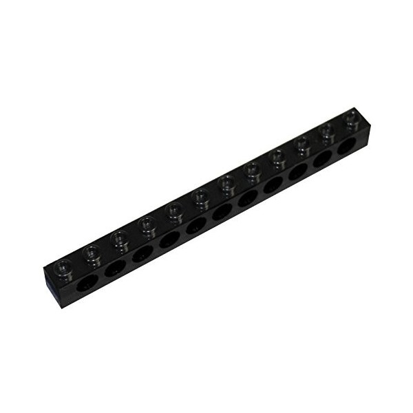 LEGO Pièces et Pièces: Technic Black 1x12 Brique avec Trous x50