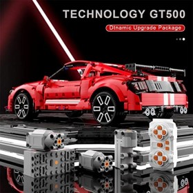 YANYUESHOP 1/10 Technic Car Building Blocks, 2814pcs Voiture de Course télécommandée avec Controllr, Compatible avec Lego Tec