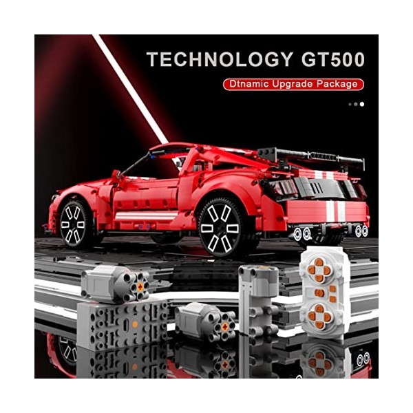 YANYUESHOP 1/10 Technic Car Building Blocks, 2814pcs Voiture de Course télécommandée avec Controllr, Compatible avec Lego Tec