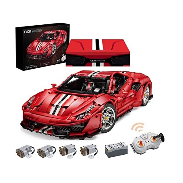 Technique Exclusif Voiture De Course Set De Construction,3187Pcs Avec Télécommande Classique Voiture De Sport Jeux De Constru