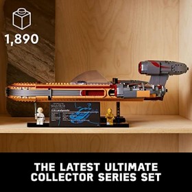 LEGO Star Wars 75341 Kit de construction de collection Luke Skywalkers Landspeeder pour adultes fans de Star Wars 1890 pièc