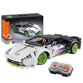 YANYUESHOP 1/10 Technic Car Building Blocks, 2127Pcs MOC Race Car Building Set Collectable Car Compatible avec Lego Technic