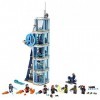 LEGO Marvel Avengers: Avengers Tower Battle 76166 Collectible Building Toy with Action Scenes and Superhero Minifigures. Cool