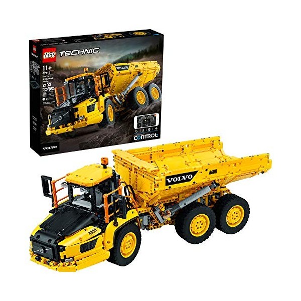 LEGO Technic 6x6 Volvo Articulated Hauler 42114 Building Kit, Volvo Truck Toy Model for Kids Who Love Construction Vehicle 