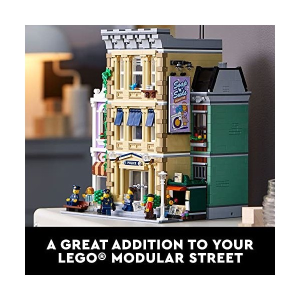 LEGO Police Station 10278 Building Kit. A Highly Detailed Displayable Model for Adults, New 2021 2,923 Pieces 