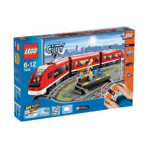 LEGO - 7938 - Jeux de construction - LEGO city - Le train de passagers