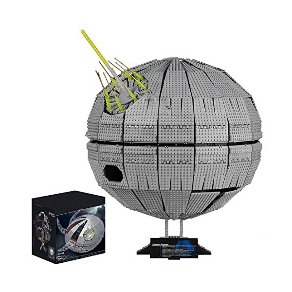 toyshop Modèle de létoile de la Mort de la série Univers Space War, 7008 Pièces Maquette Planète Sci-FI Modèle de Death Star,