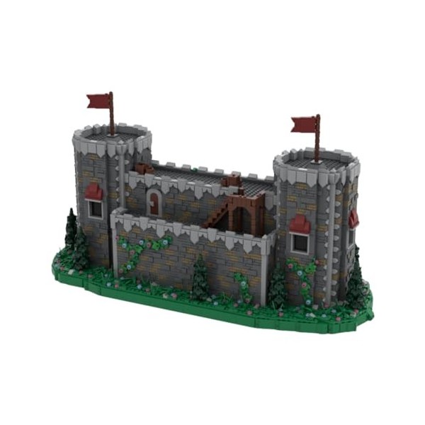 EnWind Modèle de bâtiment de château médiéval, kit maison de pirate, blocs de construction modulaires, compatibles avec larc