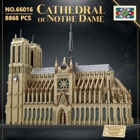 Reobrix 66016 Notre Dame de Paris - Modèle MOC - 8868 pièces - Grande architecture - Kit de modélisation emballage dorigine