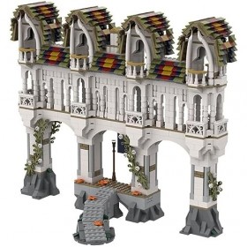 Modulaire Architecture Blocs De Construction 3751pièces MOC UCS - Gates of Imladris Nano Micro Blocs De Construction Mini Ens