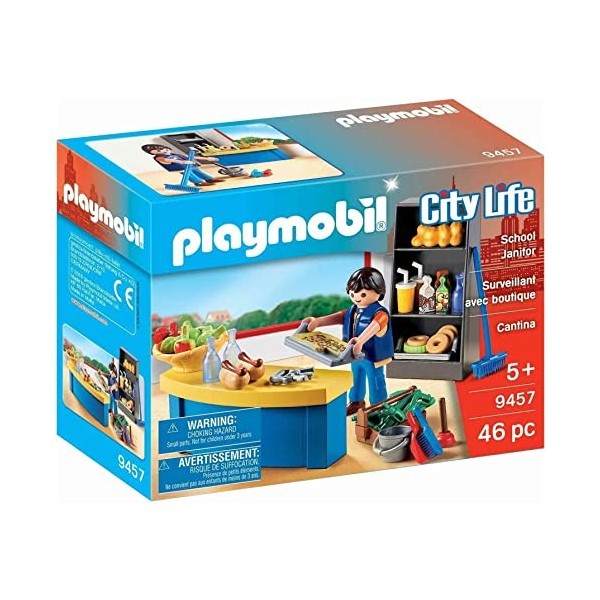 Playmobil 9457 Surveillant avec Boutique- City Life- Lécole- Ecole Boutique