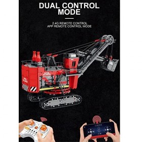 Technic Pelleteuse 22014, 2968 pièces Technic Pelle sur chenilles, pelleteuse télécommandée, pelleteuse motorisée, avec kit d