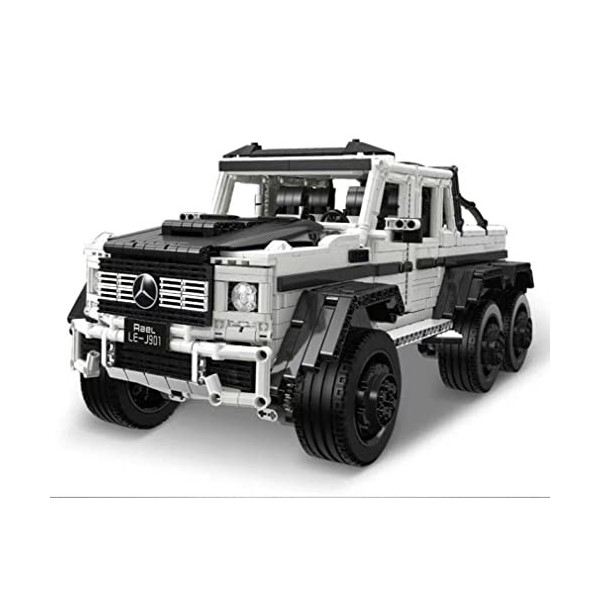 Jouets de Construction Ensembles de Construction de Jouets Big G63 Modèle de Simulation Véhicule Tout-Terrain Télécommande Bl
