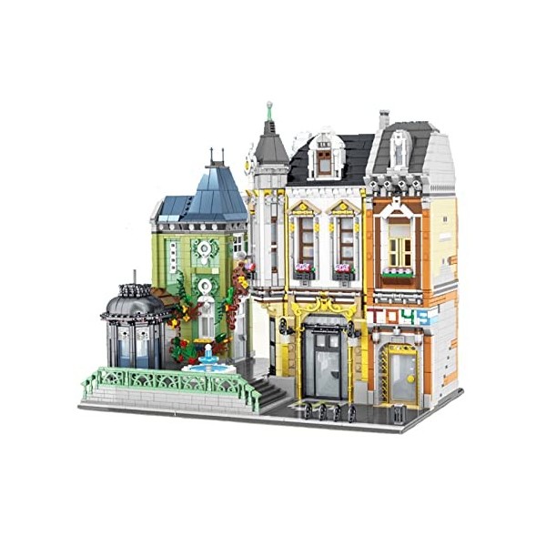 WangSiwe Creative Street View Blocs Magasin de Jouets Modèle Architectural 5477 Pcs Blocs de Construction Bricolage Jouets Éd