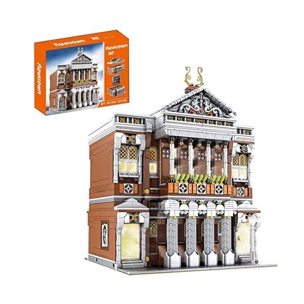 YANYUESHOP Blocs de Construction de Maison - 2875Pcs Concert Hall Street View, Ensemble de Construction Modulaire Jouets dAr