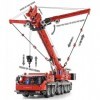 Liebherr LTM Mobile Telegrue Robinet De Levage Robinet Rouge Moule King 17013 | Kit de Construction | Compatible LEGO® Techni