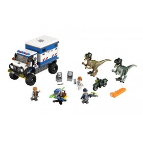 LEGO Jurassic World - 75917 - Jeu De Construction - La Destruction du Vélociraptor