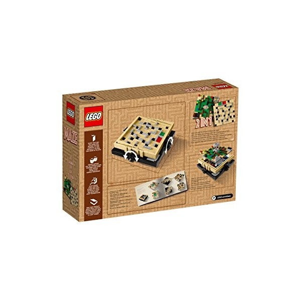 LEGO Ideas Labyrinthe – Jeux de Construction Multicolore, 10 année s , 769 pièce s , Enfant/Fille, 27 cm, 26 cm 