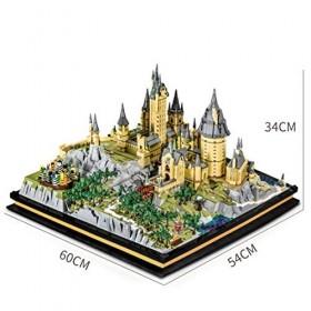 queek Bloc de Construction Maison, Modèle Modulaire de Château, 6862 Pièces Jeu de Construction, Compatible avec Lego Maison