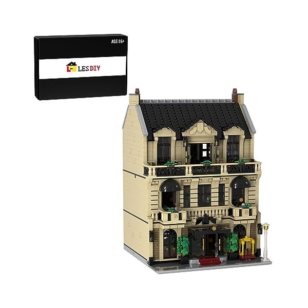 EnWind Vue de rue DIY Série Maison, Kit de blocs modulaires, compatible avec larchitecture Lego, convient aux enfants et aux
